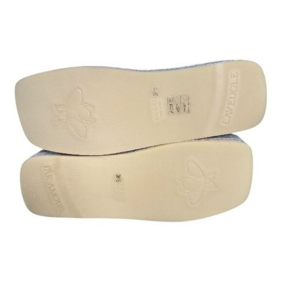 GUCCI Pepita Crystal Espadrille Sandal EU 38.5 US 8.5 Black Leather Platform - Picture 8 of 9